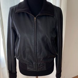 Bomber jacket - leather